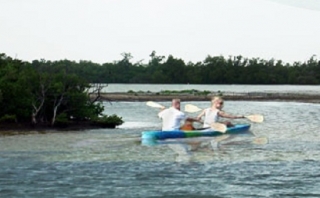 kayakeando en holbox